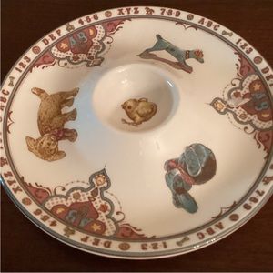 603. SPODE EDWARDIAN CHILDHOOD EGG PLATE